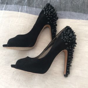 Hot spiked sam Edelman heels 5 inch heel